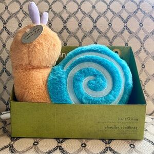 Snuggle Buddy Australia Heat & Hug Snail Plush Microwavable.